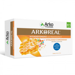 ARKOREAL VITADEFENSAS JALEA REAL FRESCA 1000MG VITAMINADA 20 AMPOLLAS