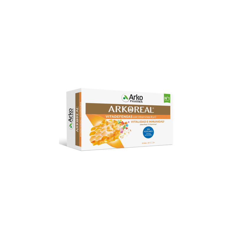 ARKOREAL VITADEFENSAS JALEA REAL FRESCA 1000MG VITAMINADA 20 AMPOLLAS