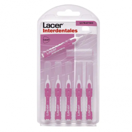 LACER CEPILLO INTERDENTAL RECTO ULTRAFINO 0,45MM 6U