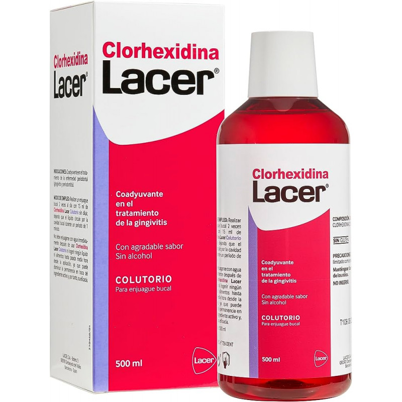 LACER COLUTORIO CLORHEXIDINA 500ML