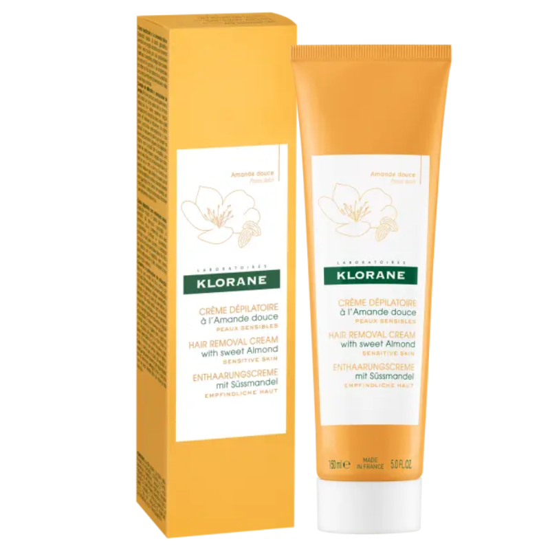 KLORANE ALMENDRA DULCE CREMA DEPILATORIA ACCION RAPIDA 150ML