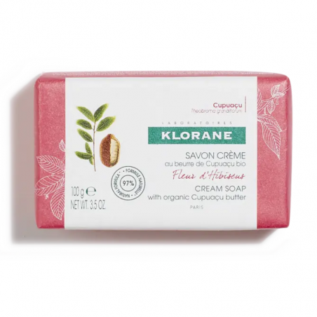 KLORANE JABÓN PASTILLA CREMA FLEU HIBISCUS 100G