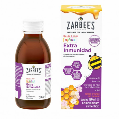 ZARBEE´S JARABE NIÑOS EXTRA INMUNIDAD 120ML