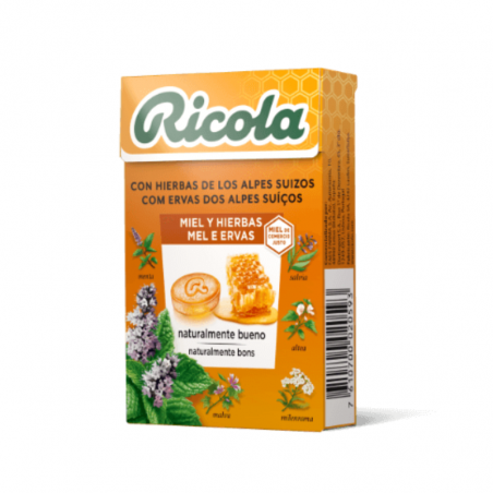 RICOLA CARAMELOS MIEL Y HIERBAS 50G