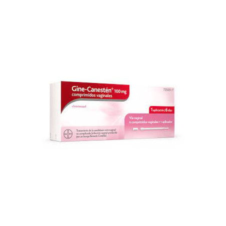 GINE-CANESTEN 100mg COMPRIMIDOS VAGINALES