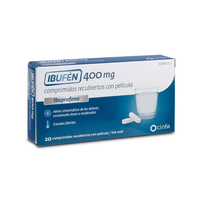 IBUFEN  400mg COMPRIMIDOS RECUBIERTOS CON PELICULA