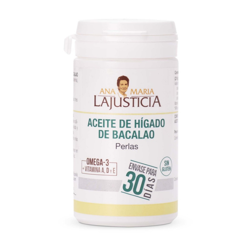 LAJUSTICIA ACEITE HIGADO DE BACALAO 90 PERLAS