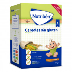 NUTRIBEN PAPILLA CEREALES SIN GLUTEN 600G