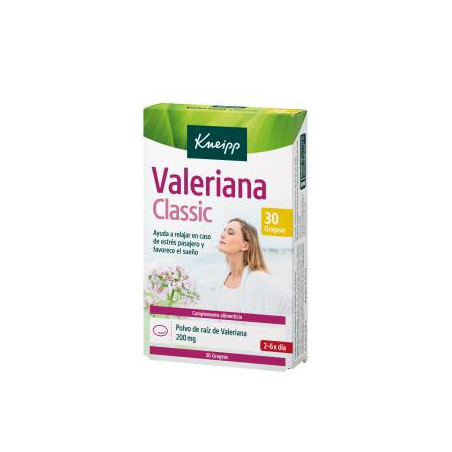 KNEIPP VALERIANA CLASSIC 30 GRAGEAS