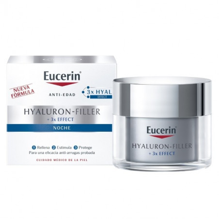 EUCERIN HYALURON FILLER 3xEFFECT CREMA NOCHE