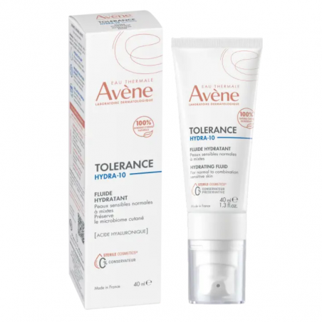 AVENE TOLERANCE HYDRA-10 FLUIDO HIDRATANTE PIEL NORMAL/MIXTA 40ML