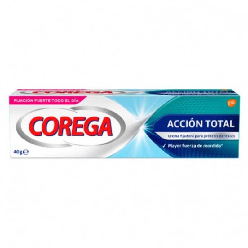 COREGA ACCION TOTAL CREMA FIJADORA PROTESIS DENTAL 40G