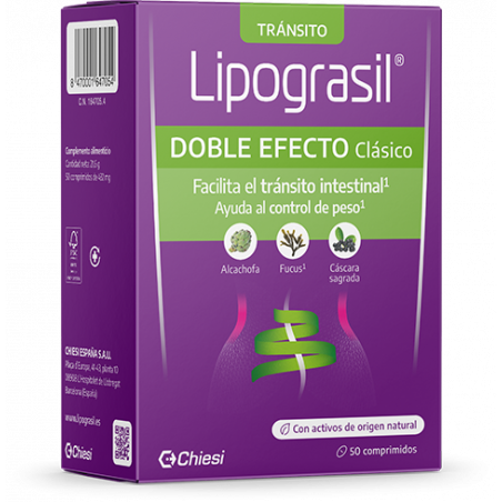 LIPOGRASIL DOBLE EFECTO CLÁSICO 50 COMPRIMIDOS