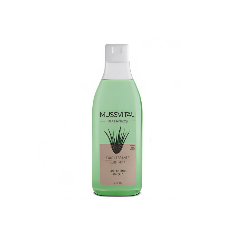 MUSSVITAL BOTANICS GEL DE BAÑO EQUILIBRANTE ALOE VERA 750ML