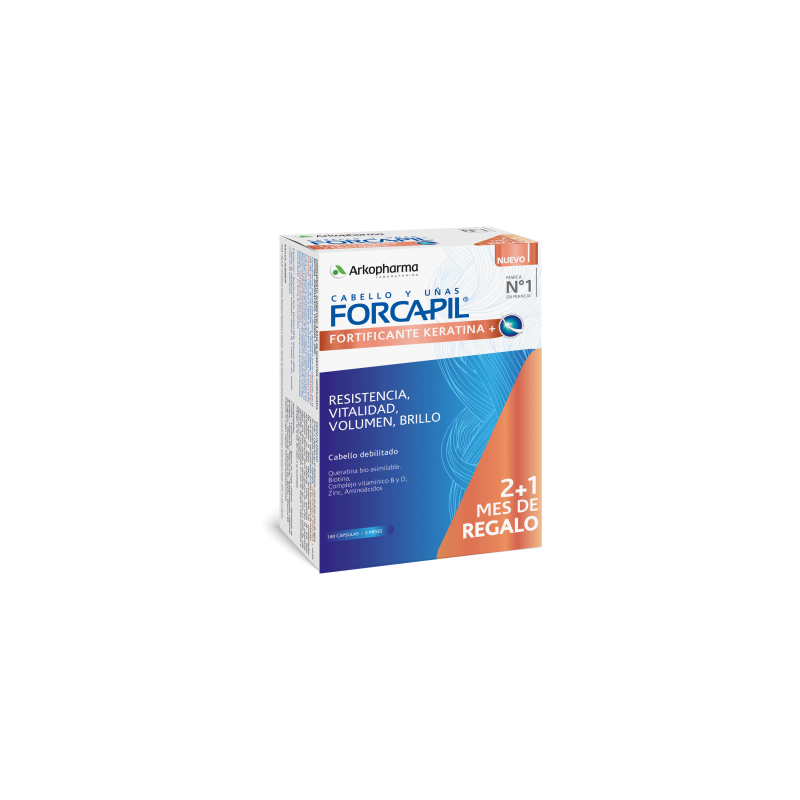 FORCAPIL KERATINA 2+1 60 CAPSULAS