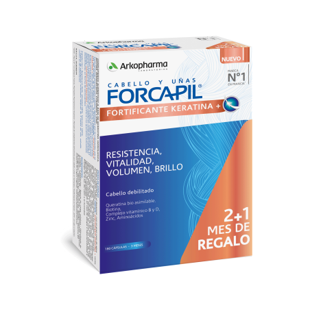 FORCAPIL KERATINA 2+1 60 CAPSULAS