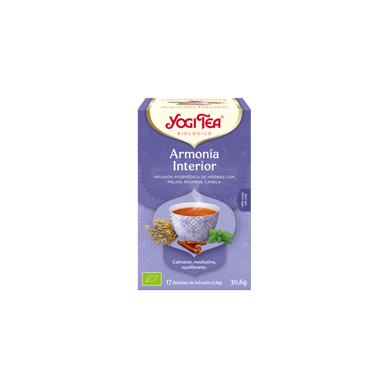 YOGITEA INFUSIÓN ARMONÍA PURA ACEITES ESENCIALES 17 BOLSITAS