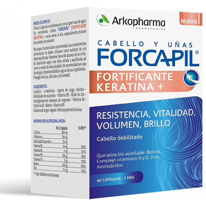 FORCAPIL FORTIFICANTE KERATINA 60 CÁPSULAS