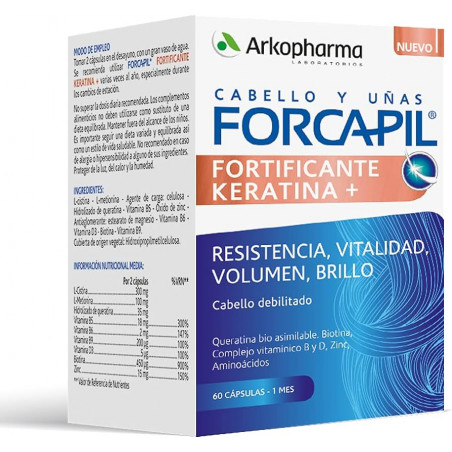 FORCAPIL FORTIFICANTE KERATINA 60 CÁPSULAS