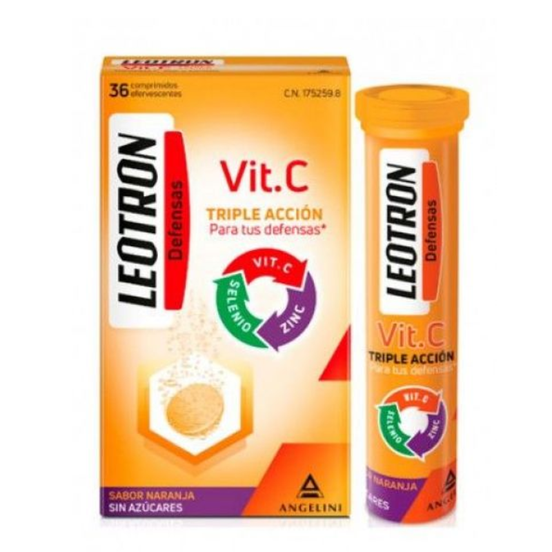 LEOTRON VITAMINA C COMPRIMIDOS EFERVESCENTES