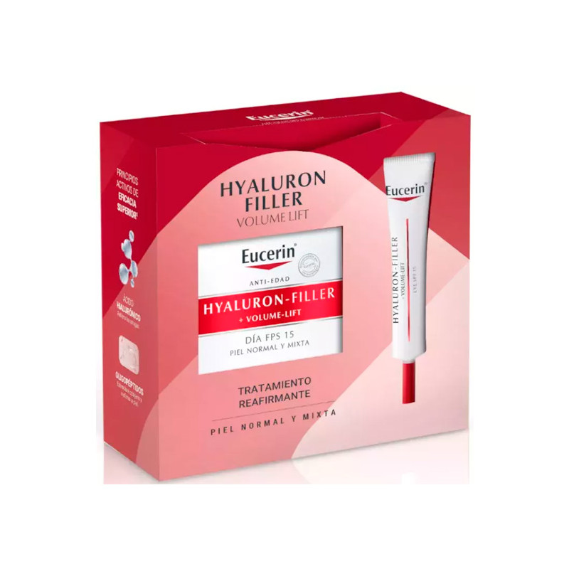 EUCERIN HYALURON FILLER VOLUME LIFT CREMA DE DÍA PIEL NORMAL/MIXTA 50ML + REGALO