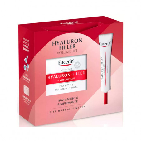 EUCERIN HYALURON FILLER VOLUME LIFT CREMA DE DÍA PIEL NORMAL/MIXTA 50ML + REGALO