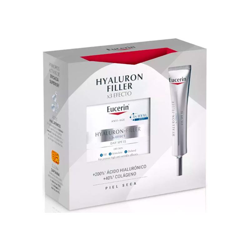 EUCERIN HYALURON FILLER 3xEFFECT CREMA DÍA PIEL SECA 50ML + REGALO