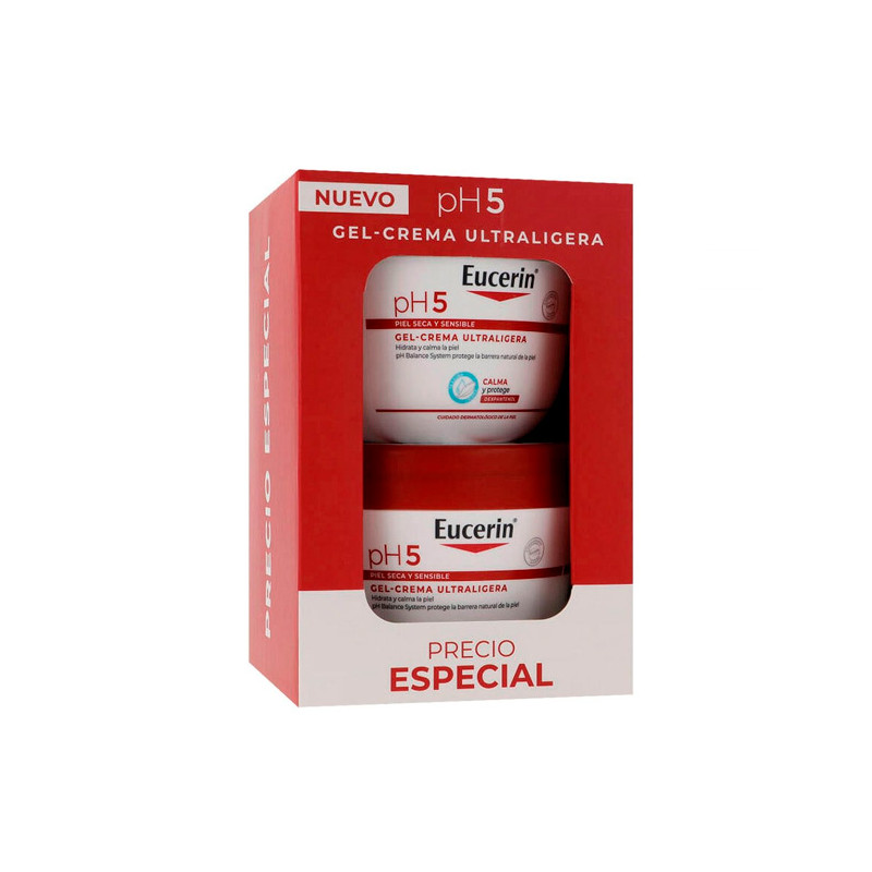 EUCERIN PH5 PACK GEL CREMA ULTRALIGERA 2x350ML