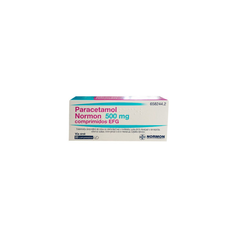 PARACETAMOL NORMON 500 mg COMPRIMIDOS EFG