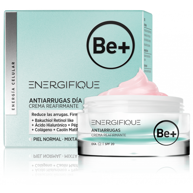 BE+ ENERGIFIQUE ANTIARRUGAS CREMA REAFIRMANTE PIEL NORMAL MIXTA SPF20 50ML