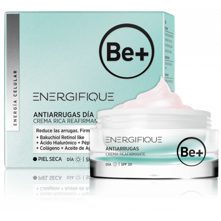 BE+ ENERGIFIQUE ANTIARRUGAS CREMA REAFIRMANTE PIEL SECA SPF20 50 ML