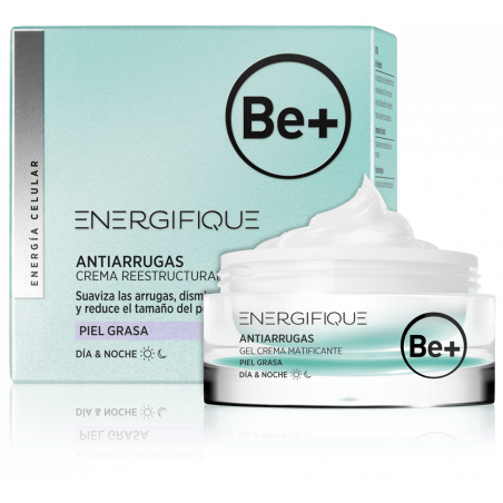 BE+ ENERGIFIQUE ANTIARRUGAS GEL CREMA MATIFICANTE PIEL GRASA 50ML