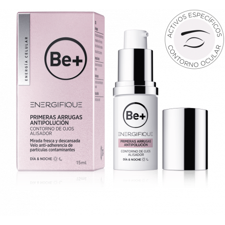 BE+ ENERGIFIQUE PRIMERAS ARRUGAS ANTI POLUCIÓN CONTORNO DE OJOS ALISADOR 15ML