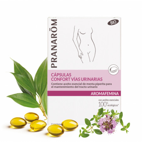 PRANAROM AROMAFEMINA 30 CÁPSULAS CONFORT VÍAS URINARIAS