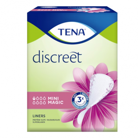 TENA DISCREET COMPRESA MINI MAGIC 34U