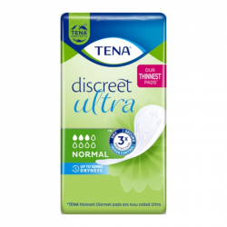 TENA DISCREET ULTRA COMPRESA NORMAL 16U