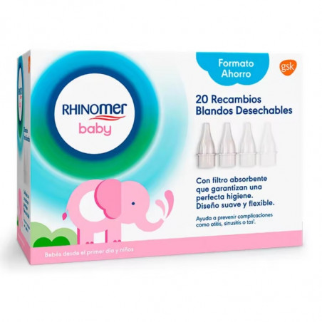 RHINOMER BABY CONFORT RECAMBIOS BLANDOS DESECHABLES 20U