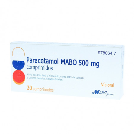 PARACETAMOL MABO 500mg comprimidos
