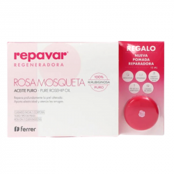 REPAVAR REGENERADORA ACEITE PURO DE ROSA DE MOSQUETA + REGALO POMADA REPARADORA