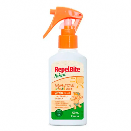 REPELBITE NATURAL FOTOPROTECTOR INFANTIL 2 EN 1 100ML