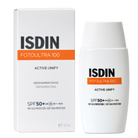ISDIN FOTOPROTECTOR FOTOULTRA 100 ACTIVE UNIFY DESPIGMENTANTE SPF50+ 50ML
