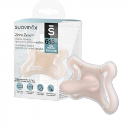 SUAVINEX CHUPETE ZERO ZERO SILICONA FISIOLÓGICO SX PRO 6-18 MESES 1U