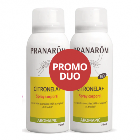 PRANAROM AROMAPIC PACK SPRAY CORPORAL CITRONELA 2x75ML