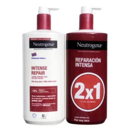 NEUTROGENA PACK INTENSE REPAIR LOCIÓN CORPORAL CICA 2x750ML