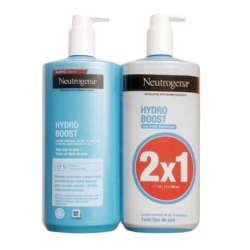 NEUTROGENA PACK HYDRO BOOST LOCIÓN CORPORAL GEL ULTRALIGERA 2x750ML