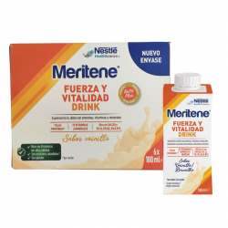 MERITENE DRINK FUERZA Y VITALIDAD VAINILLA 6x180ML