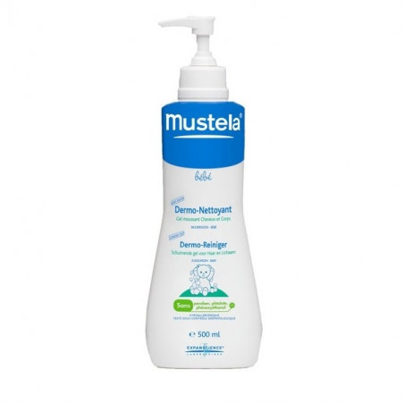 MUSTELA BEBE GEL DERMOLIMPIADOR  500 ML