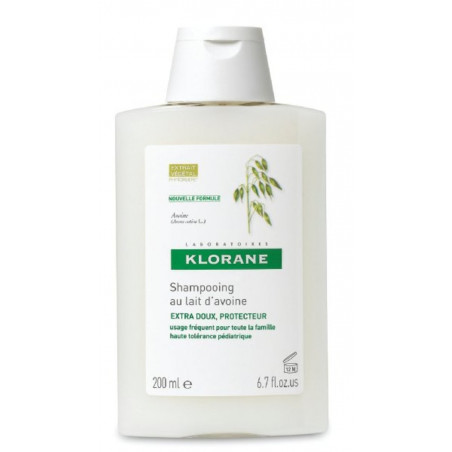 KLORANE CHAMPU EXTRASUAVE A LA LECHE DE AVENA 200 ML KLORANE CHAMPU EXTRASUAVE A LA LECHE DE AVENA 200 ML