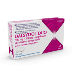 DALSYDOL DUO 500 MG/200 MG COMPRIMIDOS RECUBIERTOS CON PELICULA