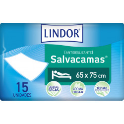 LINDOR SALVACAMAS 65X75CM 15U